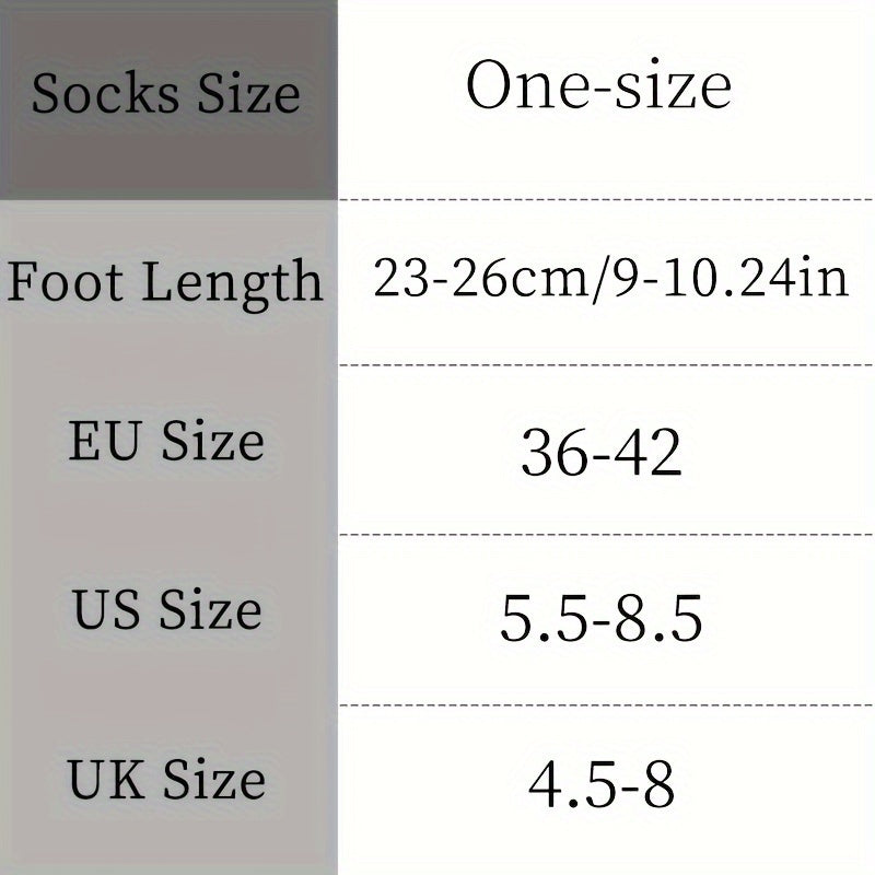 5 Pairs Women's Warm Winter Socks with Ethnic Diamond Pattern