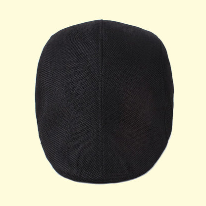 Retro Solid Color Newsboy Cap, Women'S Spring Summer Outdoor Sports Riding Travel Literary Painter Hat, Polyester Woven Beret with Lightweight Design and Inelasticity Fit