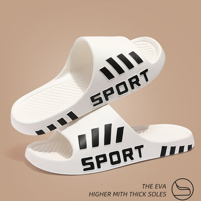 Men'S Stylish Slippers - Non-Slip, Odor-Resistant Summer Beach Sandals | Comfortable EVA Open-Toe Slides, Suitable for Indoor And Outdoor Wear, Summer Sandals - ayq