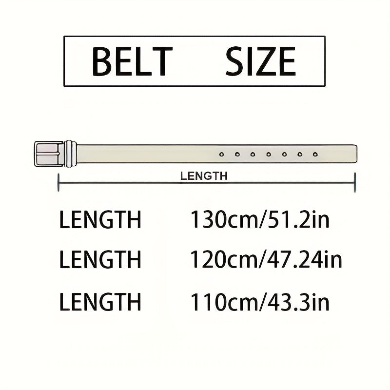 A Men'S Belt Featuring a Black Alloy Buckle - Adjustable with a Vintage Double-Sided Design, Suitable for Both Business And Casual Wear, And Made to Last As a Classic Style - ayq