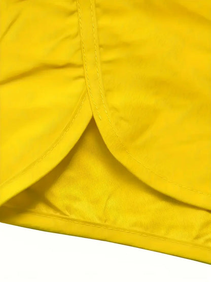 Men's Casual Quick-Dry Beach Shorts with Elastic Waistband
