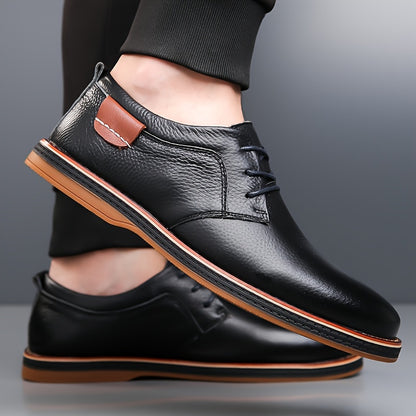 Men's Casual Business Shoes Soft Sole Non-Slip Leather