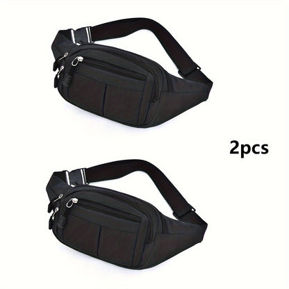 Fashion Canvas Outdoor Travel Waist Bag Casual Fanny Pack