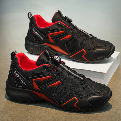 Men's Lightweight Trail Running Sneakers with Breathable Fabric
