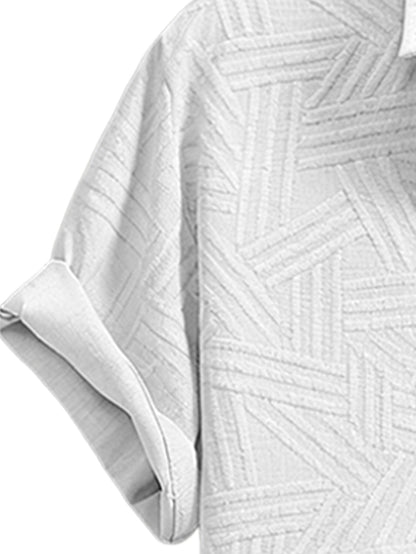 Men's Casual Shirt and Pants Set, Lightweight Summer Essentials