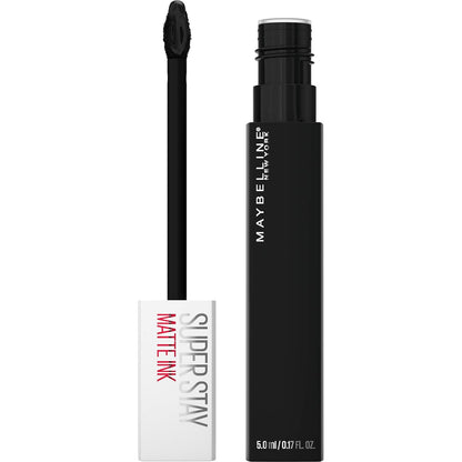 Maybelline Super Stay Matte Ink Liquid Lipstick Makeup, Long Lasting High Impact Color, up to 16H Wear, Exhilarator, Ruby Red, 1 Count, Packaging May Vary