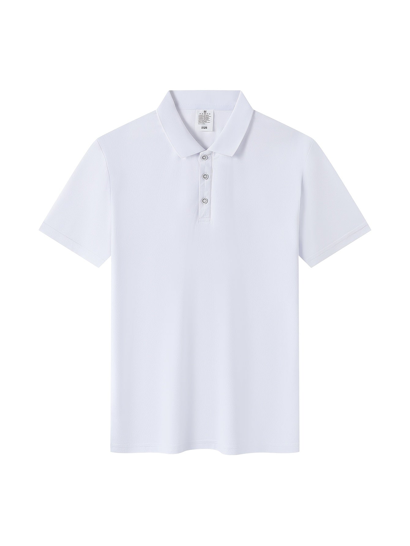Men's Classic Solid Color Polo Shirt - Summer Casual Slim Fit