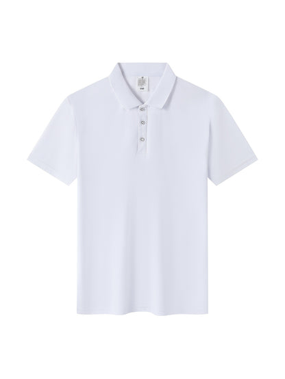 Men's Classic Solid Color Polo Shirt - Summer Casual Slim Fit