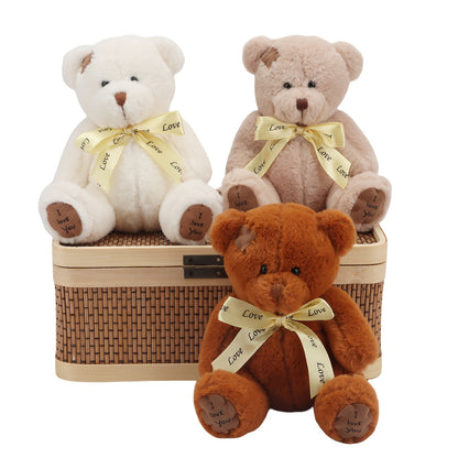 16Cm/6.29In Adorable Kawaii Teddy Bear Plush Toy - Gentle Stuffed Animal, Ideal for Christmas, Thanksgiving, Valentine'S Day, Birthdays, And Easter Presents