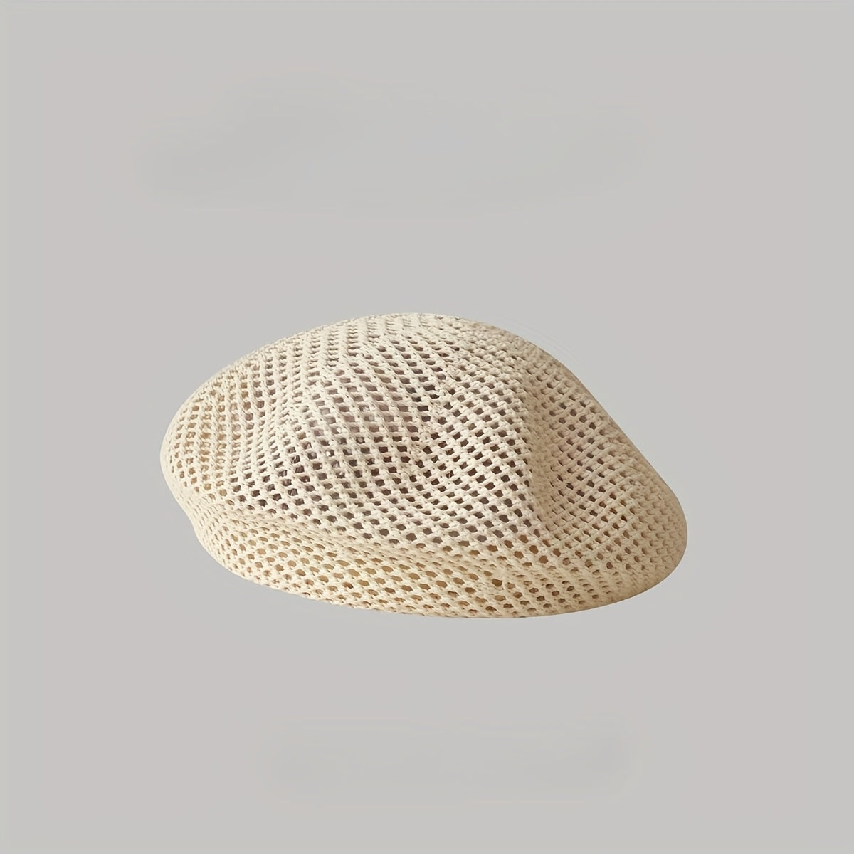 Women's Breathable Acrylic Dome Beret - Soft Octagonal Beanie