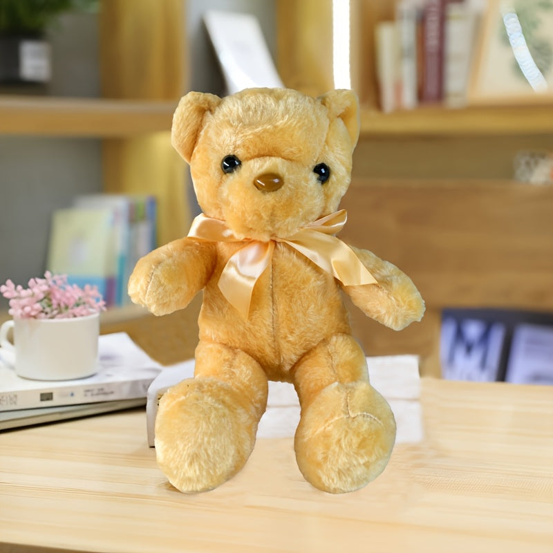 Pet Supplies Teddy Bear Style Design Pet Plush Dog Toy, Purple, Brown, Blue, White, Beige 5 Colors Available, Soft and Comfortable Plush Material, Filled Animal Plush Toys, Softly Filled Animals Hug Companion Toys, Suitable f