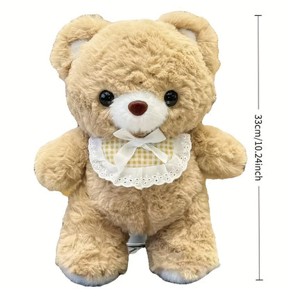 A Cute 33Cm/12.99In Plush Teddy Bear Toy, Fully Stuffed, Perfect As a Birthday Gift for Girls, a Companion Gift, a Christmas Present, Or Home Decoration