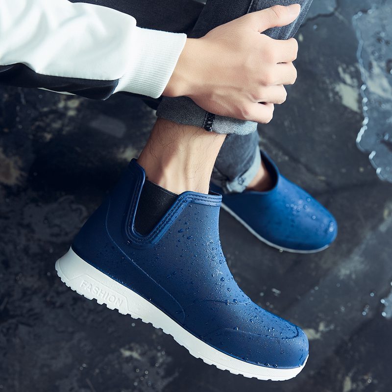Universal Casual Slip-On EVA Rain Boots for Couples
