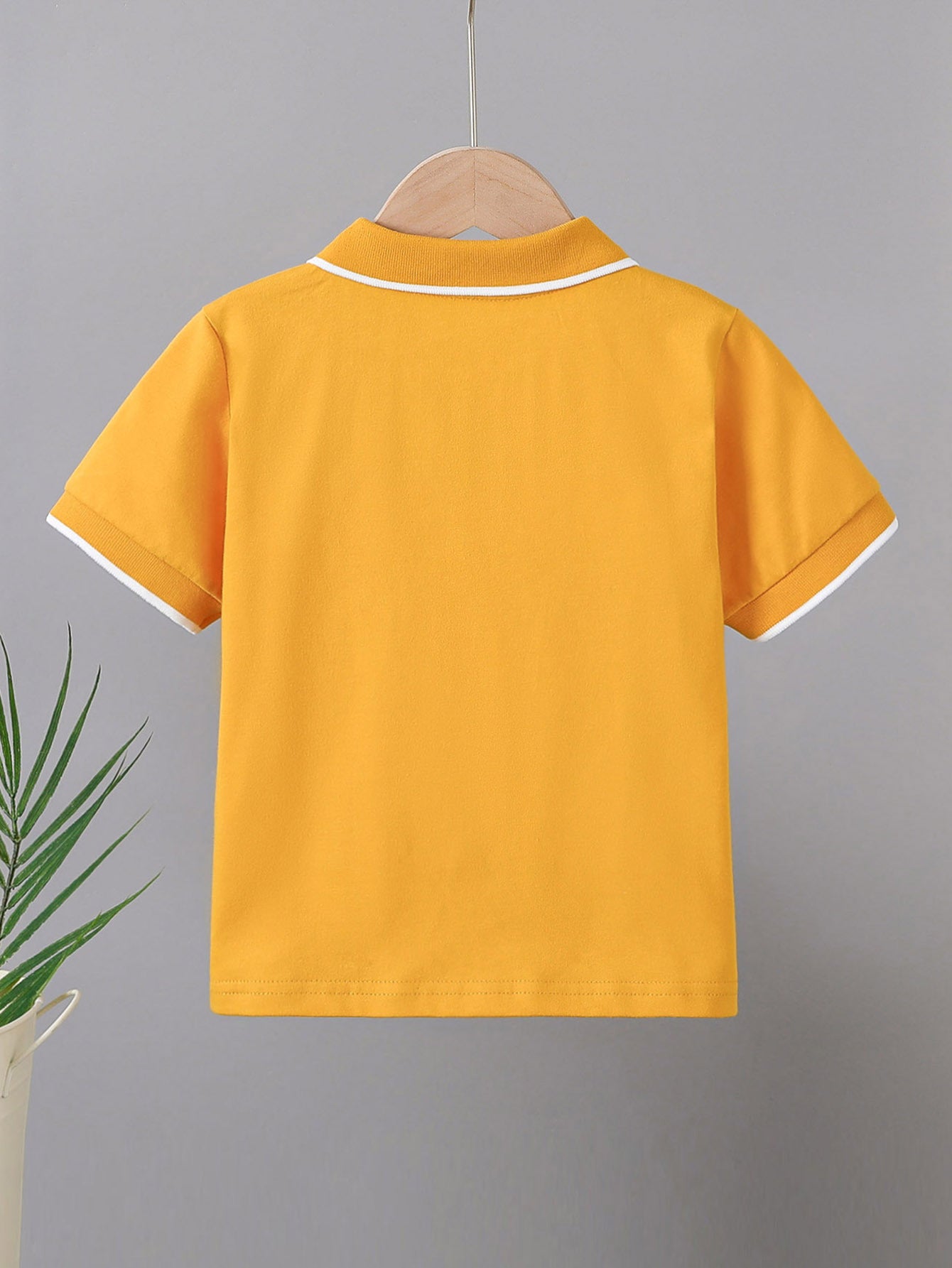 Kids' Cotton Polo Shirt Summer Casual Short Sleeve Top