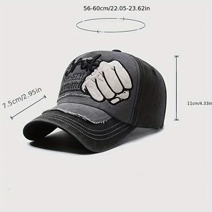 Unisex Vintage Cotton Baseball Cap for Spring and Summer