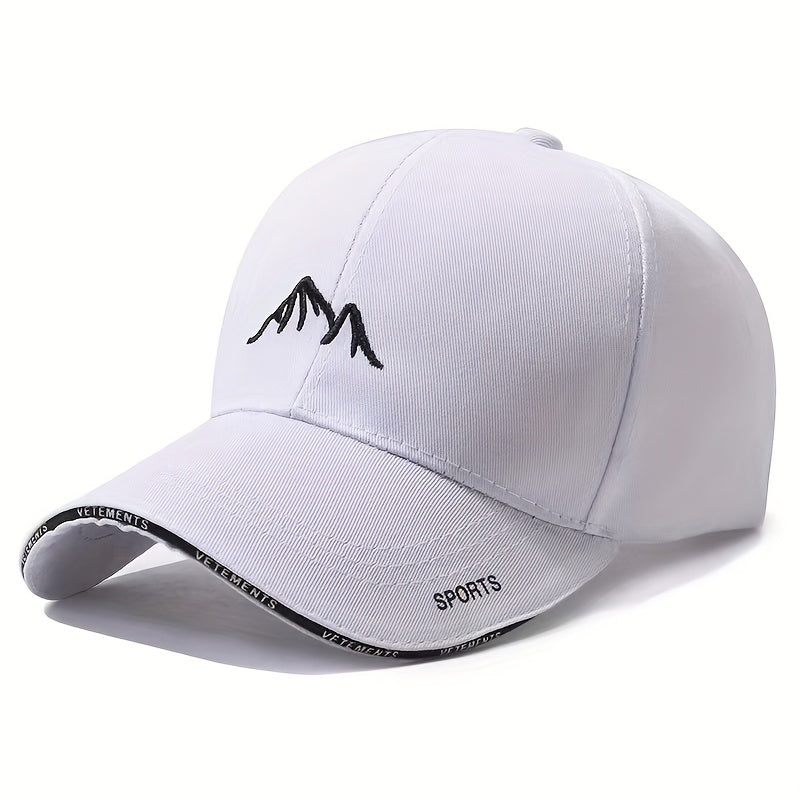 Men'S and Women'S Baseball Cap Casual Alphabet Embroidery Fashion Cap Lightweight Unisex Duckbill Hat for All Seasons