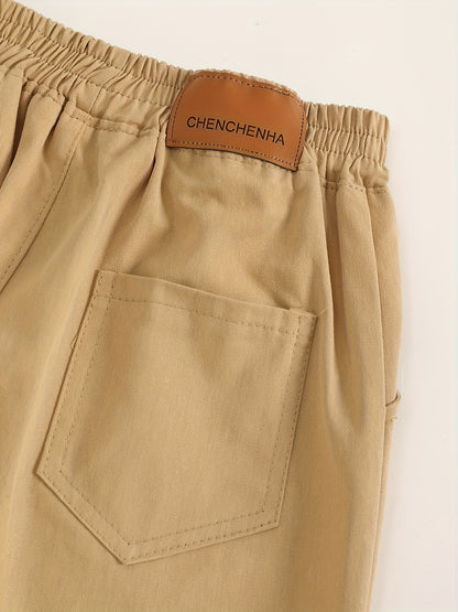 Boys' Casual Cotton Blend Long Pants for All Seasons