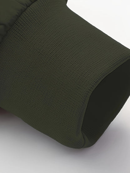 Men's Academic Jacket - Burgundy (Deep Red), Zip-Up Front Closure, Structured Non-Stretch Fabric, Zippered Pockets - Formal & Casual Outerwear for Office, Events, Everyday - Easy-Care Coat, Dressy Jacket, Houndstooth Pattern