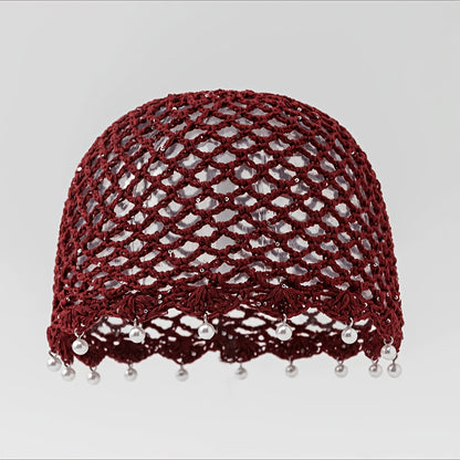 Bohemian Summer Breathable Knit Sequin Beanie Cap
