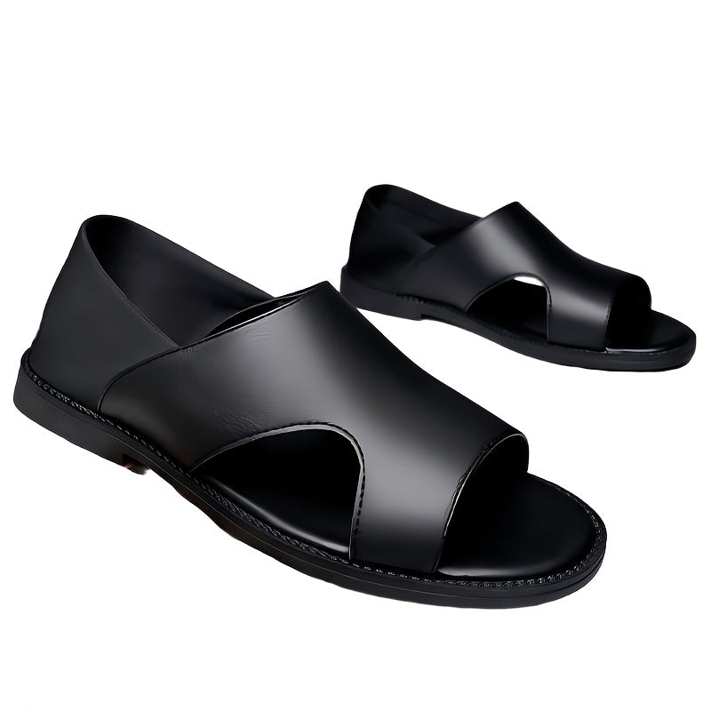 Men's All-Season Health Care Casual Slip-On Sandals Black