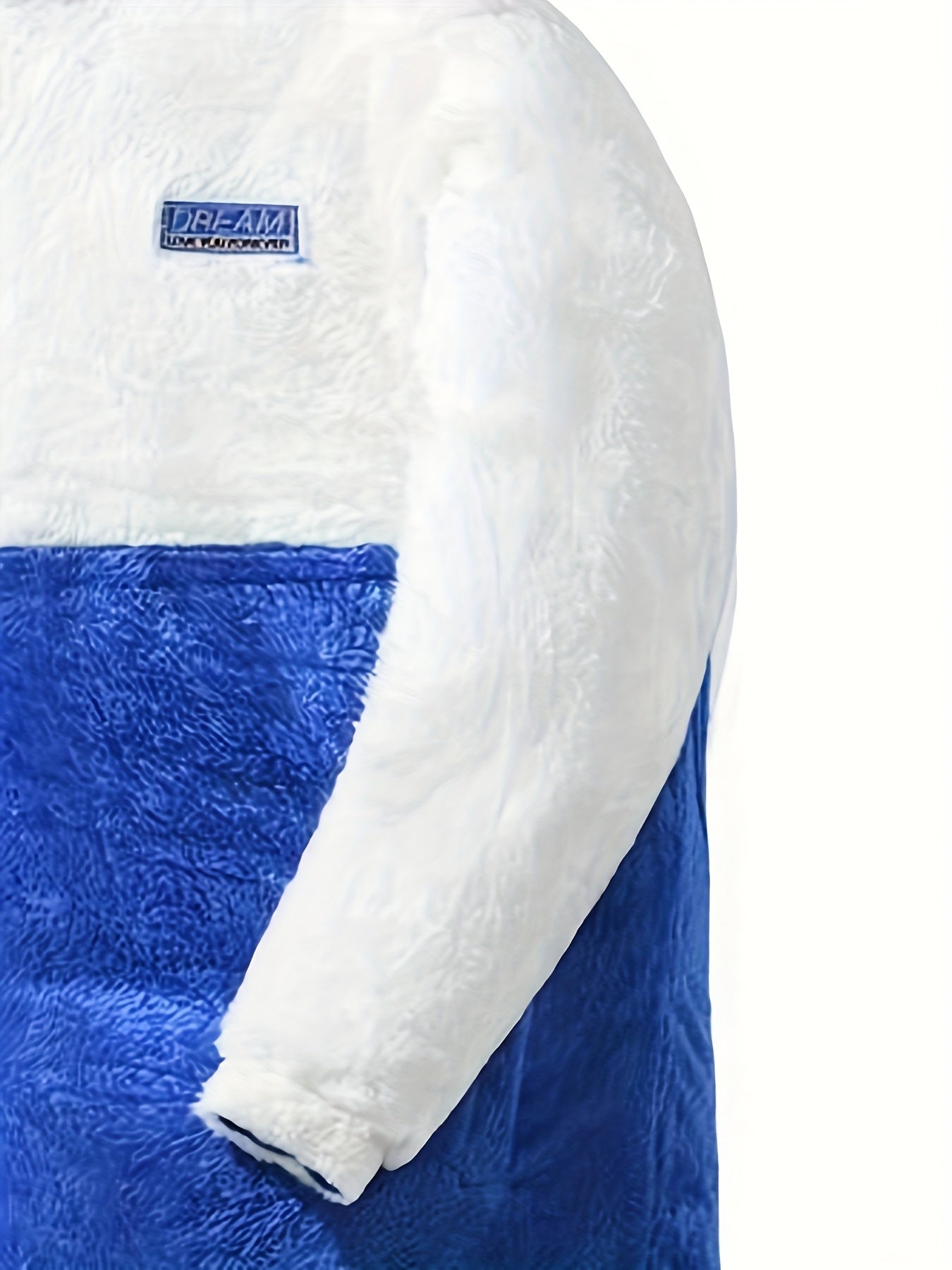 Տղամարդու երկկողմանի բրդյա ծածկույթով հաստ բաճկոն՝ առօրյա կանգնած օձիքով՝ տառերի տպագրությամբ, սովորական չափսերով, գրպաններով, պոլիեսթերային լցոնով, բազմակողմանի աշուն/ձմեռ համար, ձմեռային բաճկոն