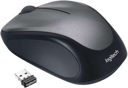 Logitech M317 Wireless Mouse, 2.4 Ghz with USB Receiver, 1000 DPI Optical Tracking, 12 Month Battery, Compatible with PC, Mac, Laptop, Chromebook - Blue