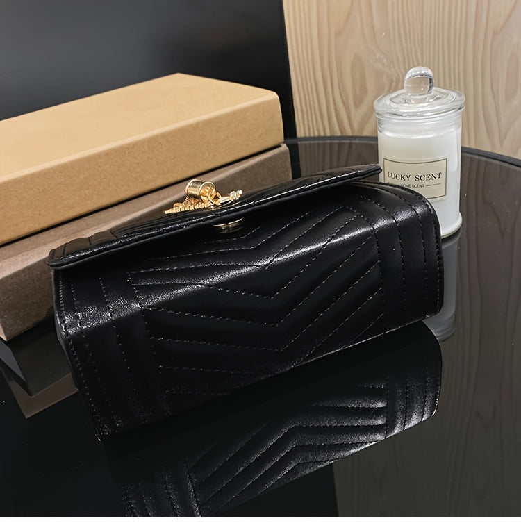 Կանացի կրծկալով պայուսակ, փայլուն քարերով կարված դրամապանակ՝ ամենօրյա օգտագործման համար