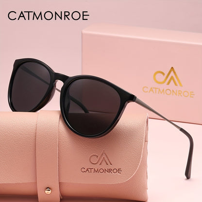 Women’s Oval Retro Leopard Print Lightweight Sunglasses