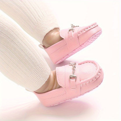 Casual Solid Color Slip On Sneakers For Baby Boys, Lightweight Non-slip Walking Shoes For Spring And Autumn