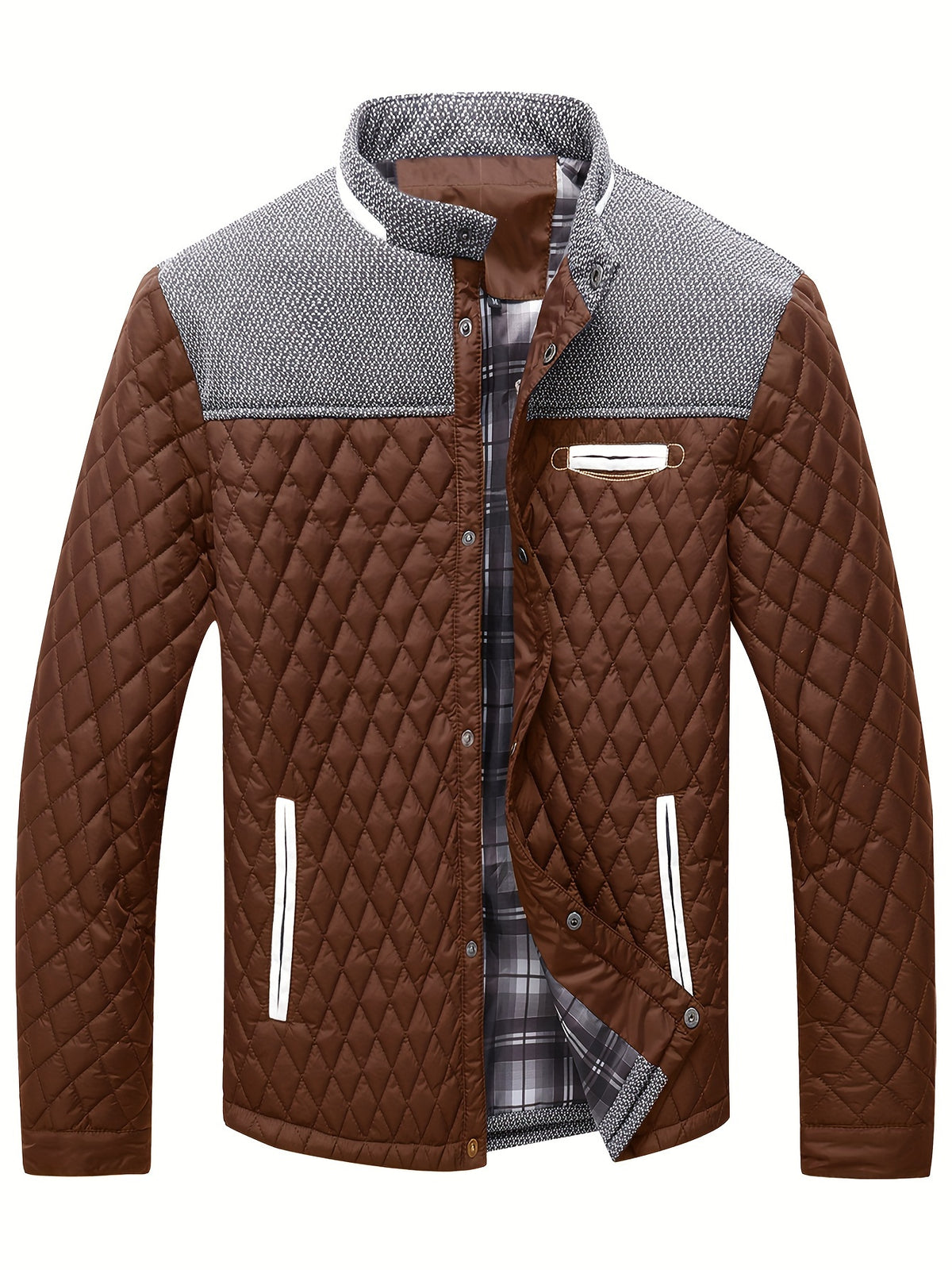 Men's Lightweight Warm Polyester Baseball Jacket for Hunting