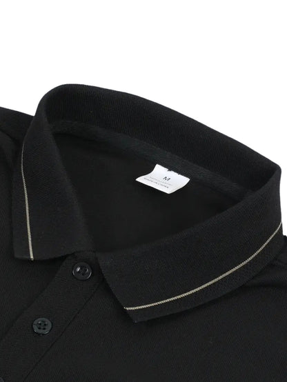 BOOS letter print, 1 premium Men's shirt, polyester fabric, regular fit, turn- collar top, summer short sleeve T-shirt, birthday gift, inner or outer wear, outdoor casual, sportswear, business casual, stylish and breathable, - ayq