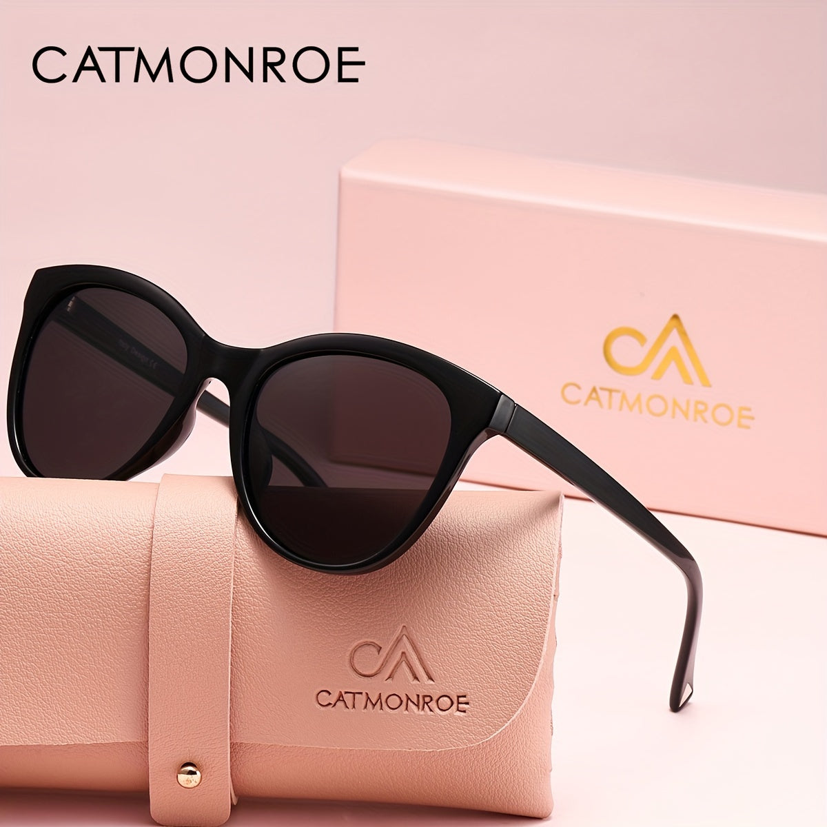 Cat Eye Sunglasses for Women, Ultra-Light Polycarbonate Frame