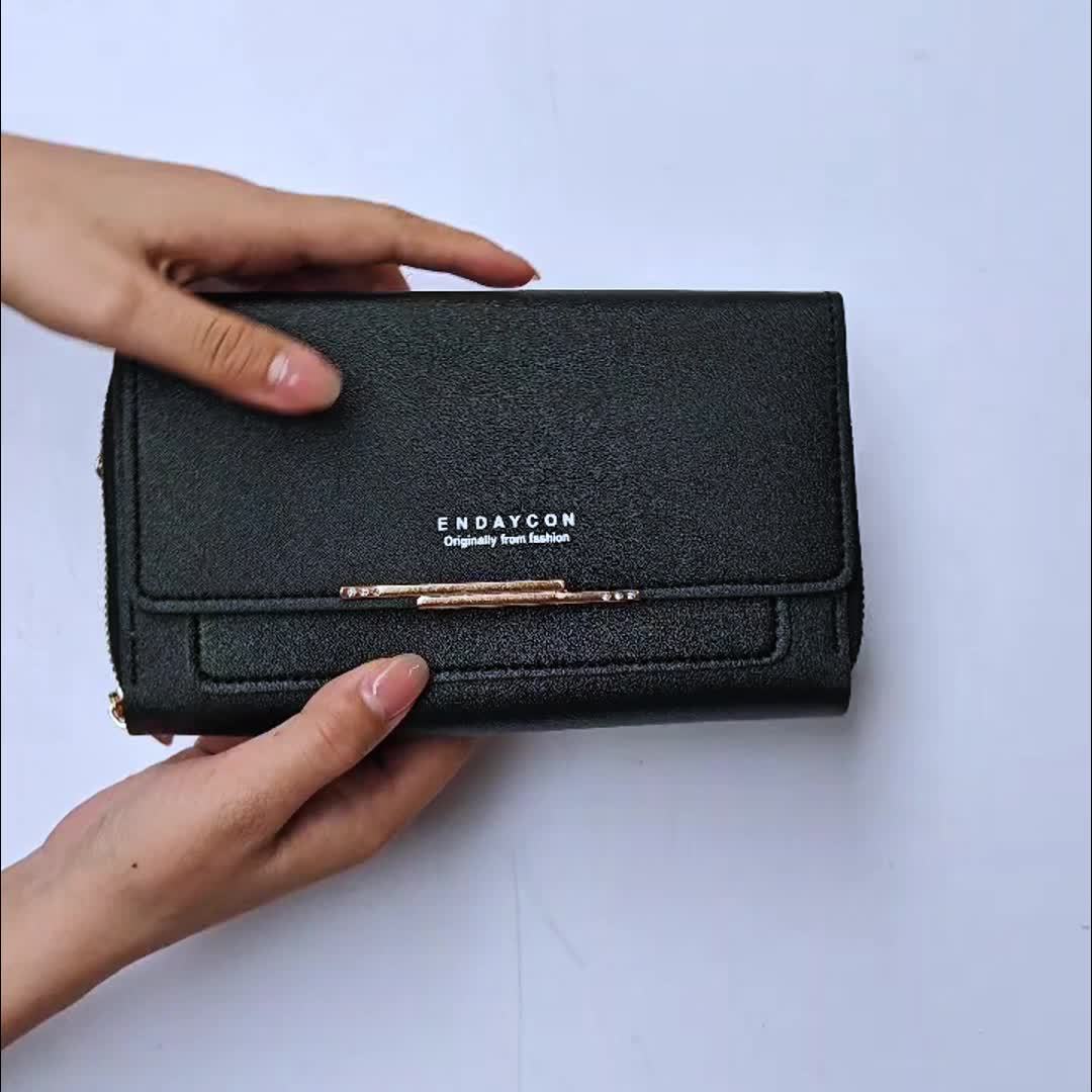 1pc Women's coin purse, mobile phone bag, card holder wallet, handbag, 9pcs Color Choices, coin wallet, handheld coin purse with RFID protection and adjustable shoulder strap