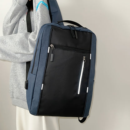 Three-piece minimalist computer backpack set, consisting of a lightweight shoulder bag, chest bag, and wallet, suitable for daily commuting and business use
