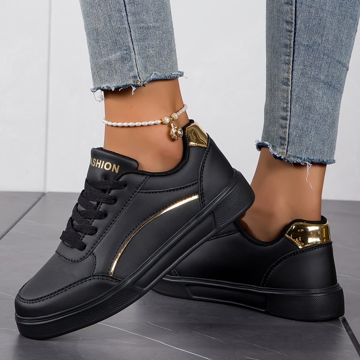 Women's Casual Slip-On Sneakers Geometric Design All-Season