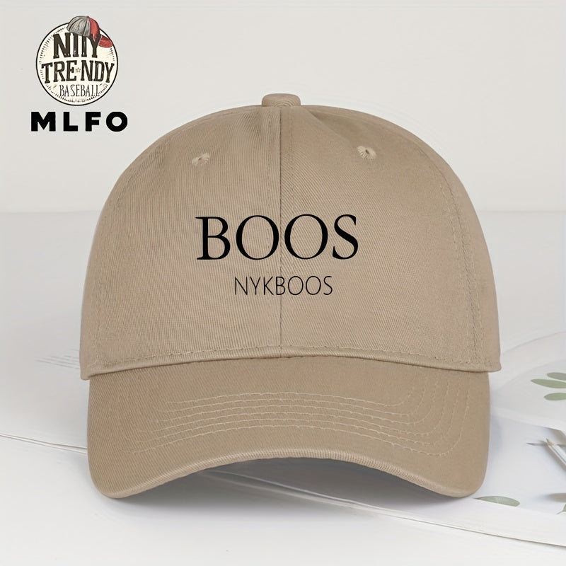 MLFO ամենօրյա «BOOS NYKBOOS» բեյսբոլի գլխարկ, թեթև պոլիեսթերից, կարգավորվող չափսերով, կոր եզրով, ձեռքով լվացվող, 5 գույն, Շնորհակալության օրվա և Հայրերի օրվա նախշերով