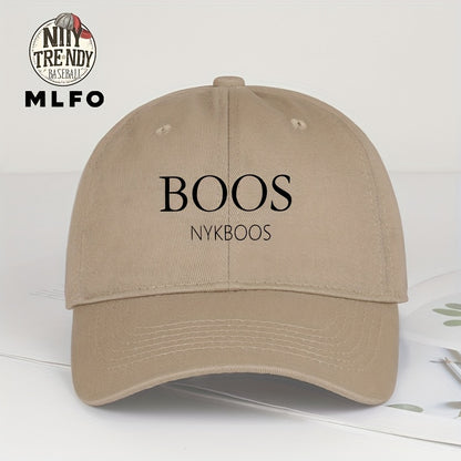 MLFO ամենօրյա «BOOS NYKBOOS» բեյսբոլի գլխարկ, թեթև պոլիեսթերից, կարգավորվող չափսերով, կոր եզրով, ձեռքով լվացվող, 5 գույն, Շնորհակալության օրվա և Հայրերի օրվա նախշերով