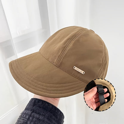 Four Seasons Women's Shopping Travel Sports Large Brim Duckbill Sun Hat Spring and Summer Model Sun Protection Quick Dry Waterproof