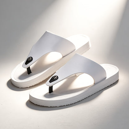 Men's Non-Slip Casual Flip-Flops with Shock-Absorbing Sole