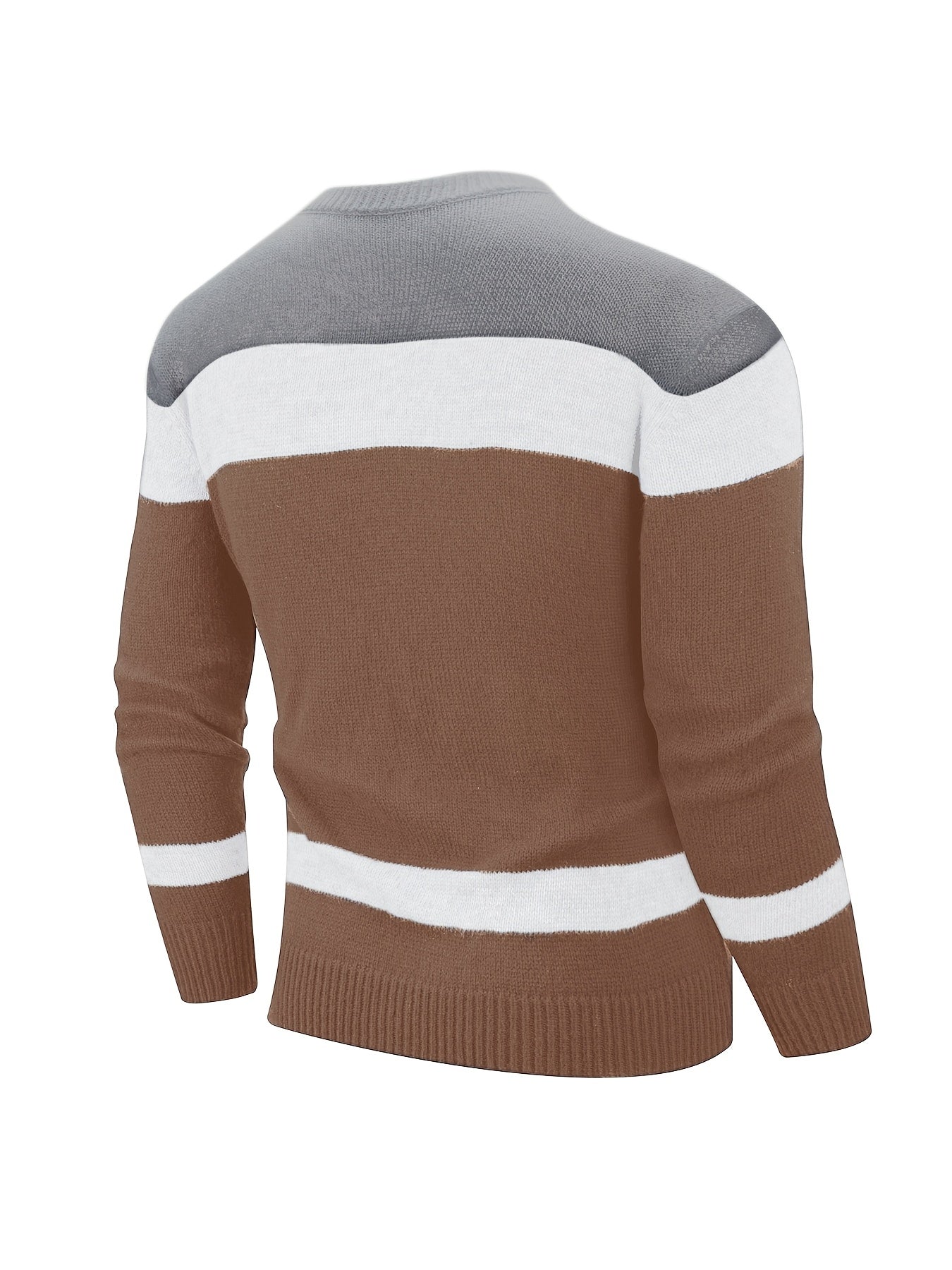 New Fashion Versatile Casual Men's Knit Pullover