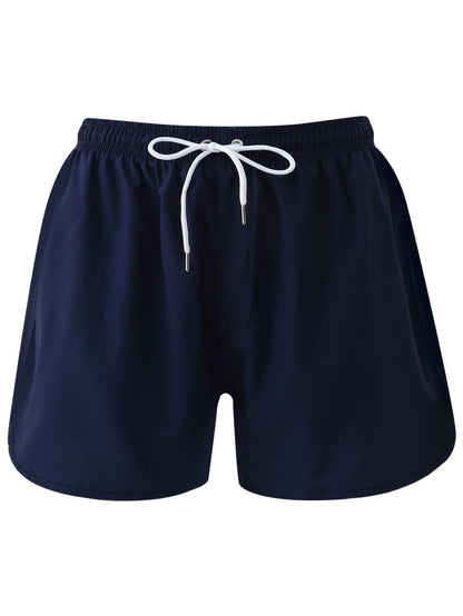 Men's Quick-Dry Swim Trunks with Paris Print, Lightweight & Comfortabl