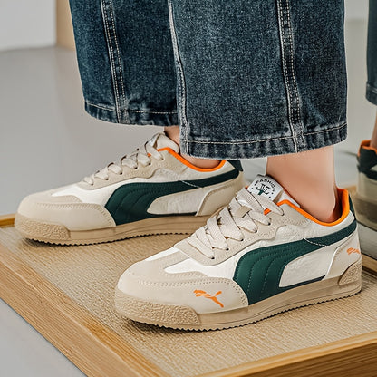 Men'S Fashionable Lightweight Sneakers | Spring/Fall New Arrival, Low-Top, Lace-up, Rubber Sole, Comfortable Non-Slip, Durable, Casual & Sports Style for Daily & Outdoor Activities - ayq