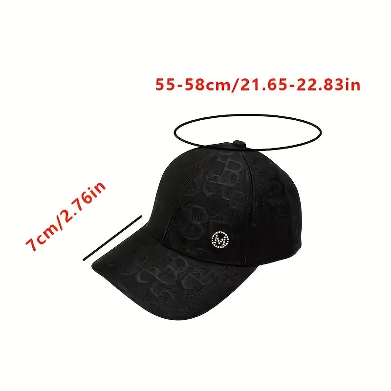 Women's Lightweight Adjustable Baseball Caps with Glitter Logo