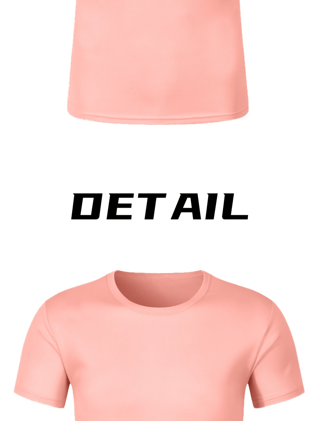 2pcs Men's Quick-Dry T-Shirts - Moisture-Wicking Breathable Gym Shirts with Custom Logo Print, Regular Fit Round Neck for Workout  Casual Wear, Workout Shirts, Durable Sportswear