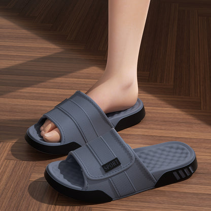 Men's Summer EVA Slides | 1pc Molding Breathable Cool, Multi-Color for Beach Water Play Bath Travel - ayq