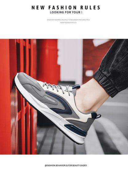 New Thick-soled Men's Sports Shoes, Versatile and Trendy, Forrest Gump Shoes, Dad Shoes - ayq