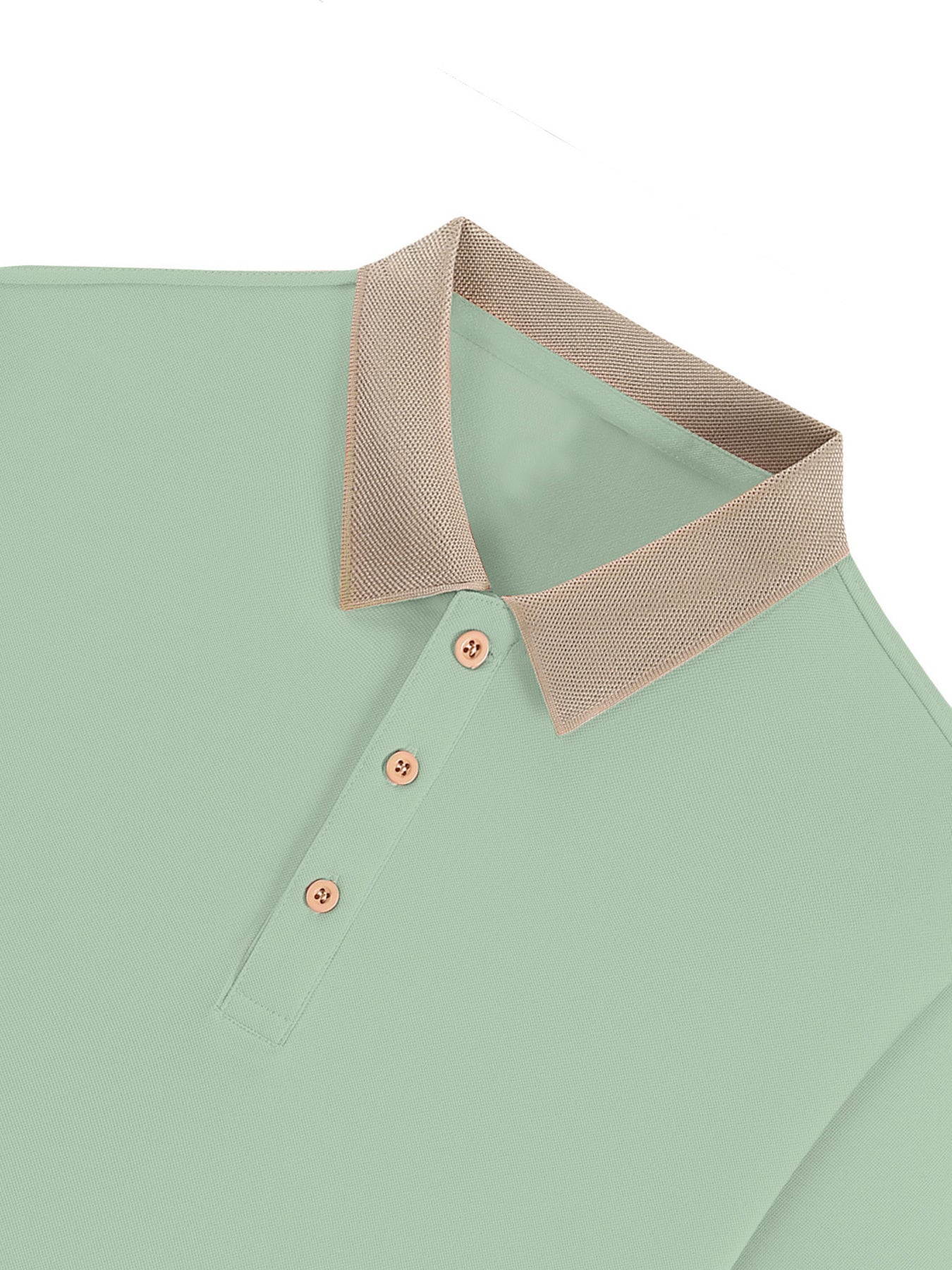 Men's Shirt - Light Pink and Beige Collar Golf and Tennis Shirt, Front Button Grid, Used for Formal Leisure Activities - L112-26, Sportswear, Button Grid, High Quality Fabric, Fashionable Top, Sports Enthusiasts, Perfect Gift - ayq