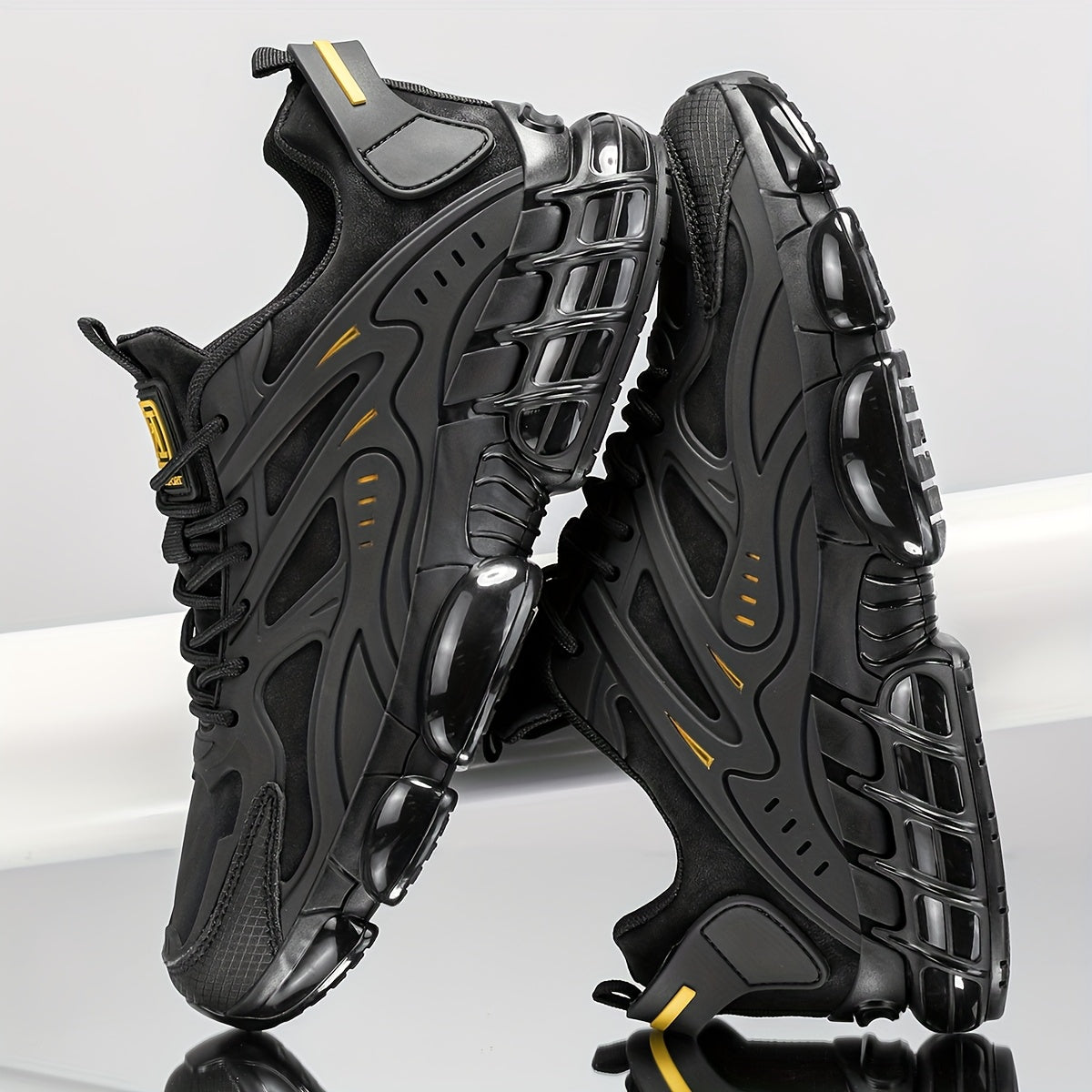 Men's Casual Sneakers, Versatile, Lightweight, Soft-Sole, Shock-Absorbing, and Resilient - ayq