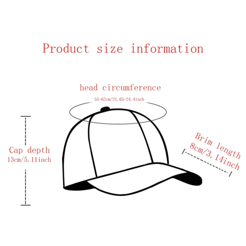 Unisex Adjustable Lightweight Polyester Baseball Cap with Buckle