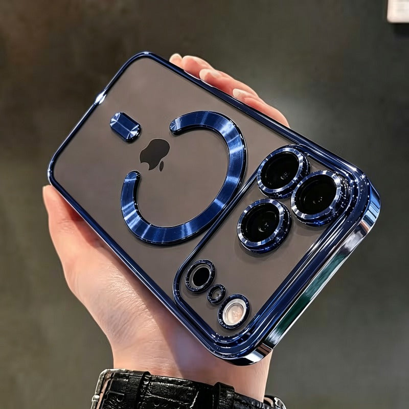 Luxury Shock-Resistant Magnetic Phone Case for iPhone 18/17 Pro Max